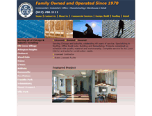 Tablet Screenshot of chicagoconstructioncorp.com